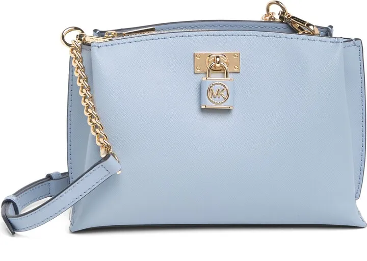 Medium Ruby Leather Crossbody Bag