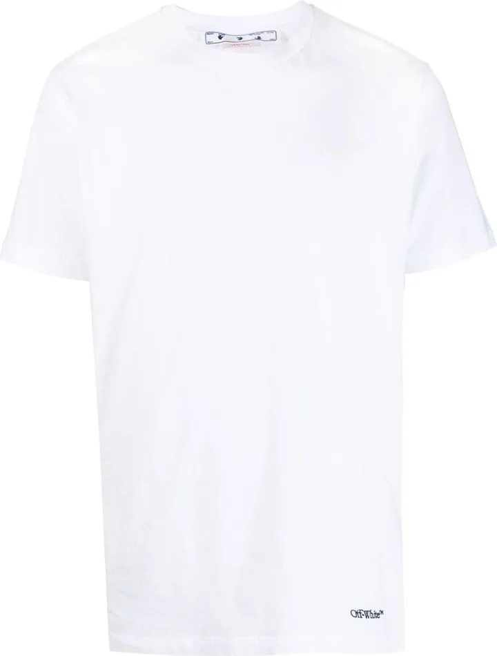 logo-embroidered T-shirt