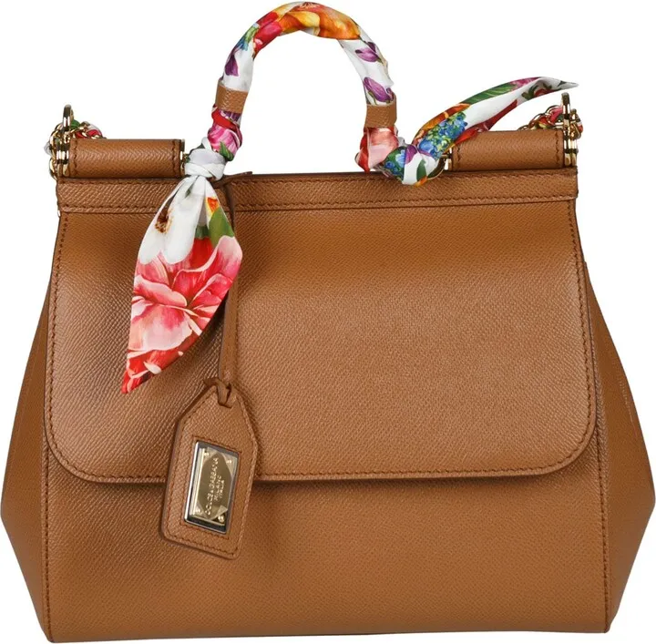 Scarf Detail Sicily Tote