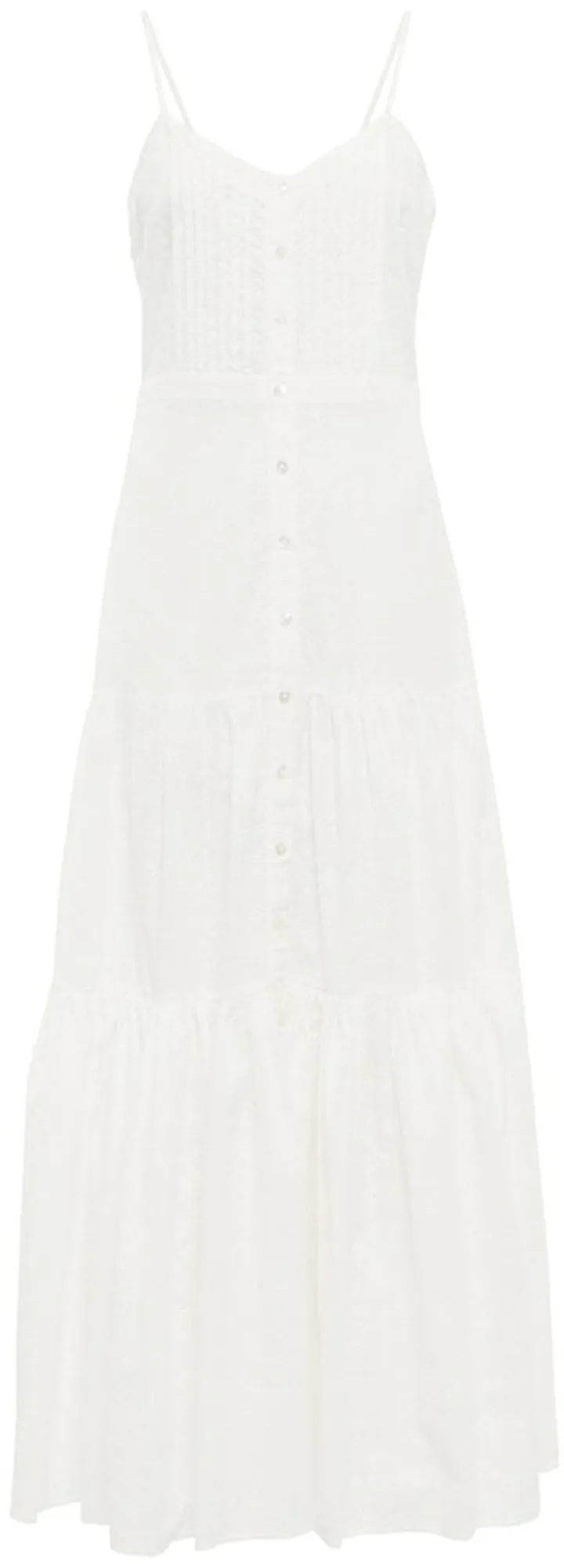 Alondra embroidered cotton maxi dress
