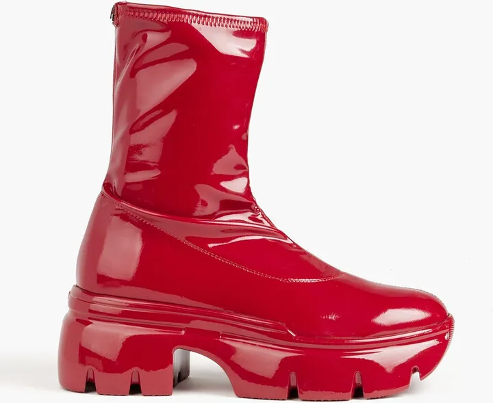 Apocalypse 20 vinyl ankle boots