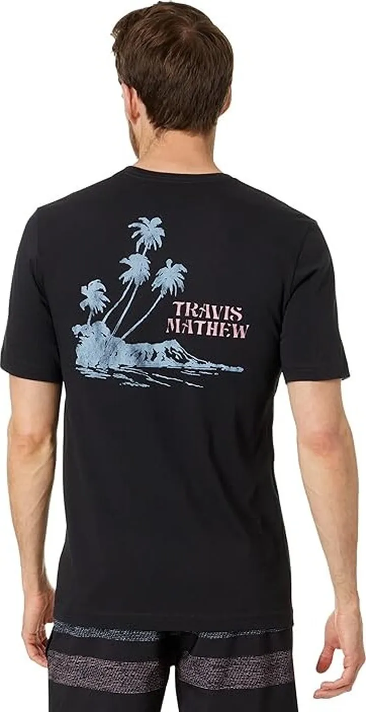 TravisMathew Dolphin Watch (Black) Men's T Shirt