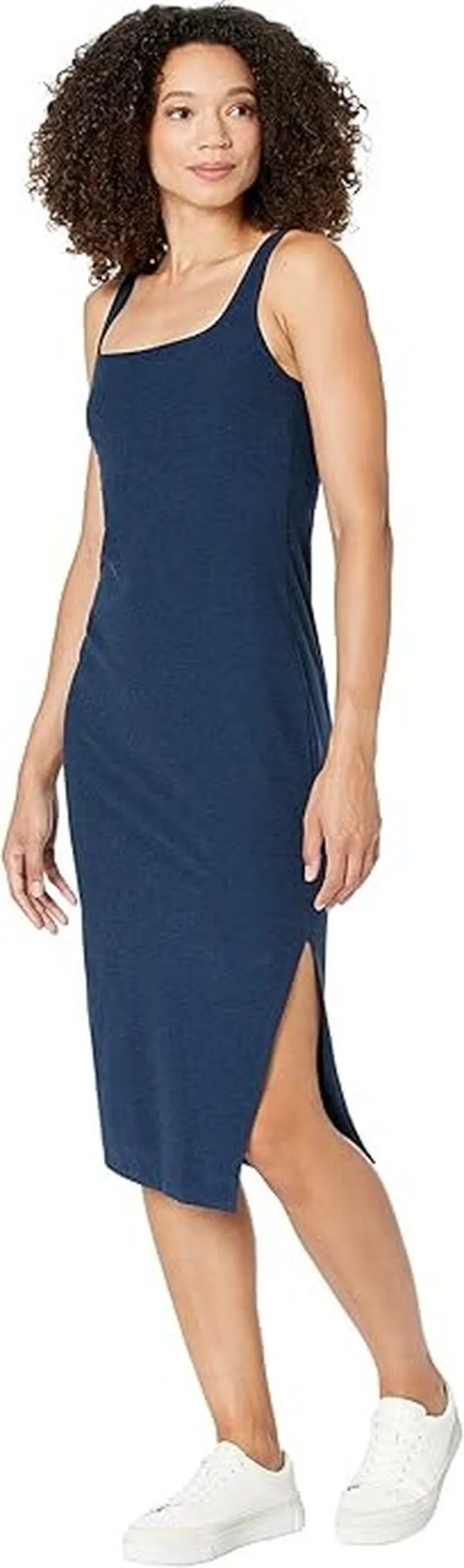 Beyond Yoga Spacedye Icon Midi Dress (Nocturnal Navy) Women's Clothing