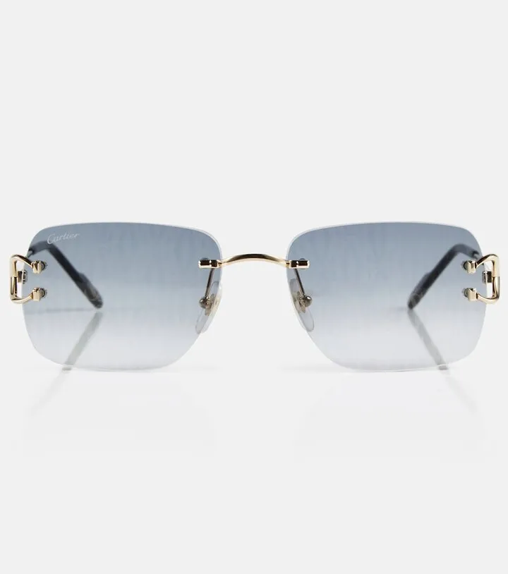 Rectangular sunglasses