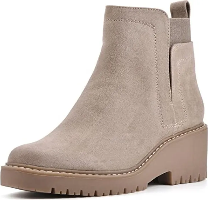 WHITE MOUNTAIN Shoes Dear Women's Chelsea Platform Wedge Boot