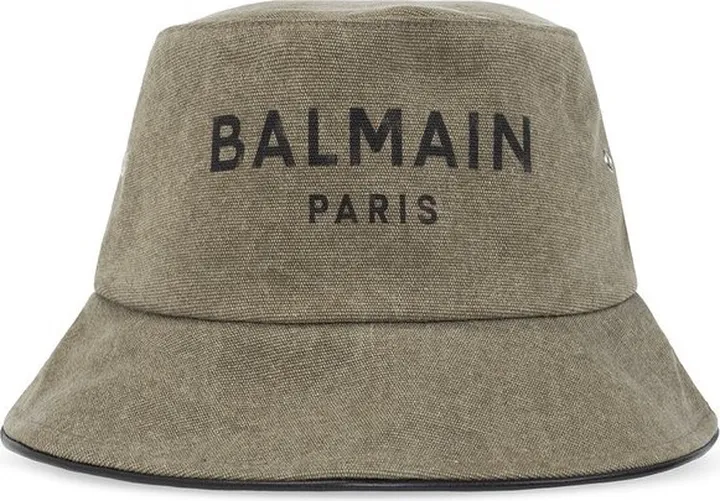 Balmain B-Army Dropped Wide Brim Bucket Hat