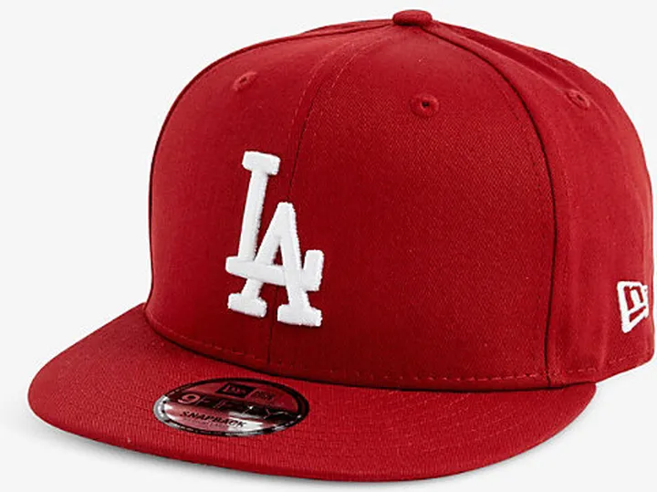 New Era Mens H Red 9FORTY LA Dodgers Cotton Baseball cap