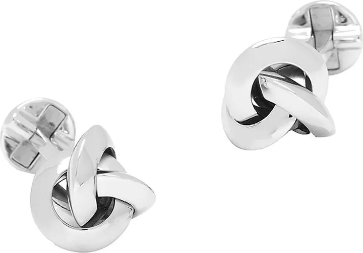 Sterling Silver Knot Cufflinks