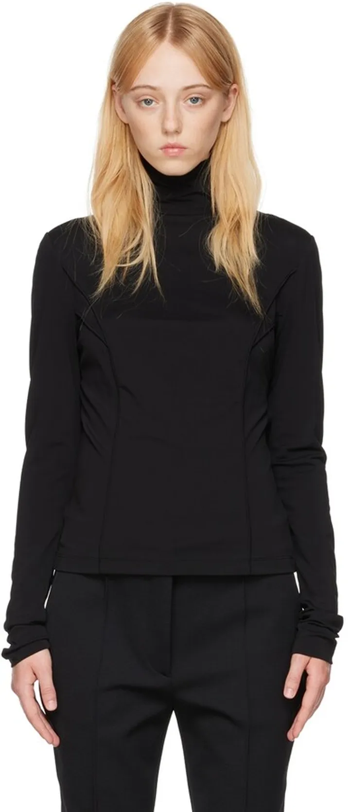 Givenchy Black Cutout Turtleneck
