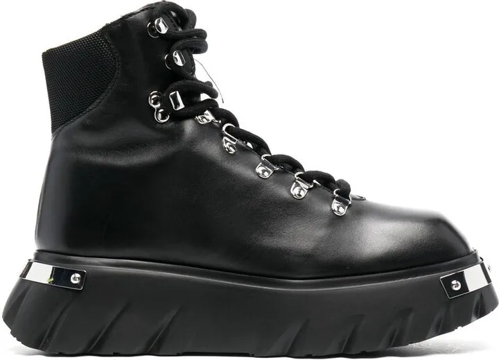 Lace-Up Ankle Boots