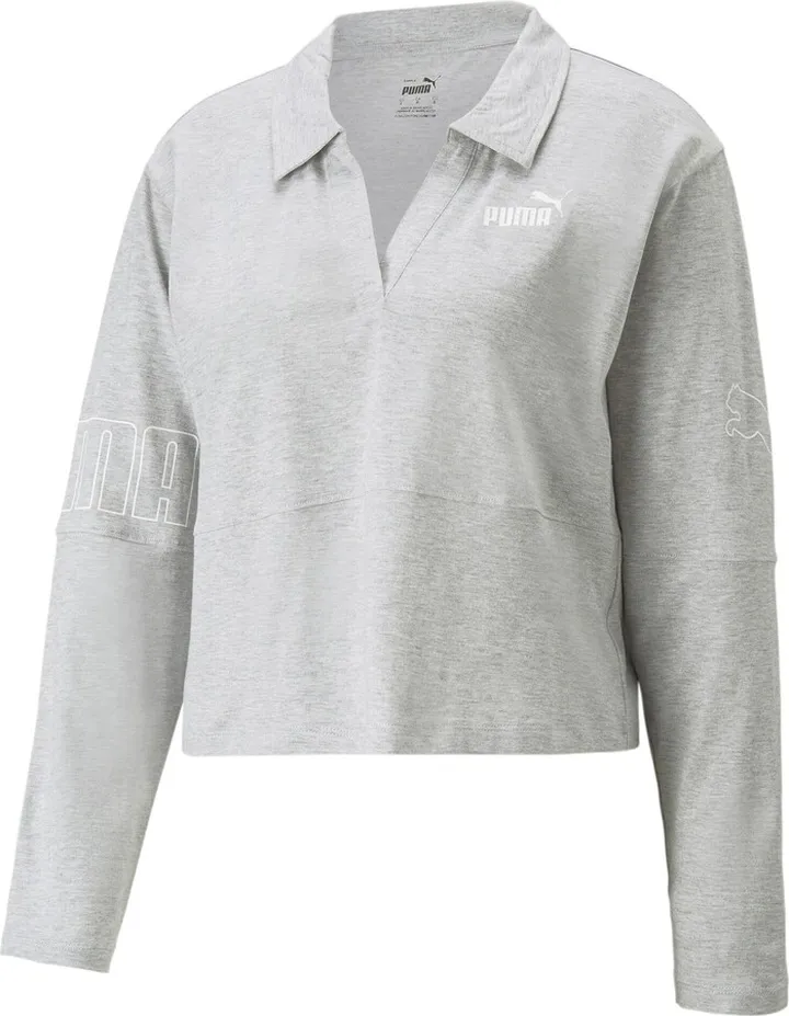 PUMA Women's Power Cat Longsleeve Polo Shirt