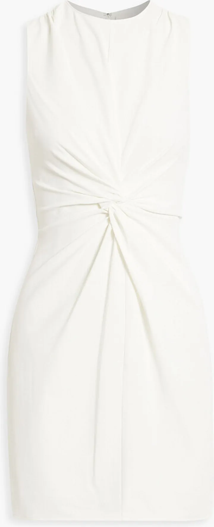 Andrea twisted crepe mini dress