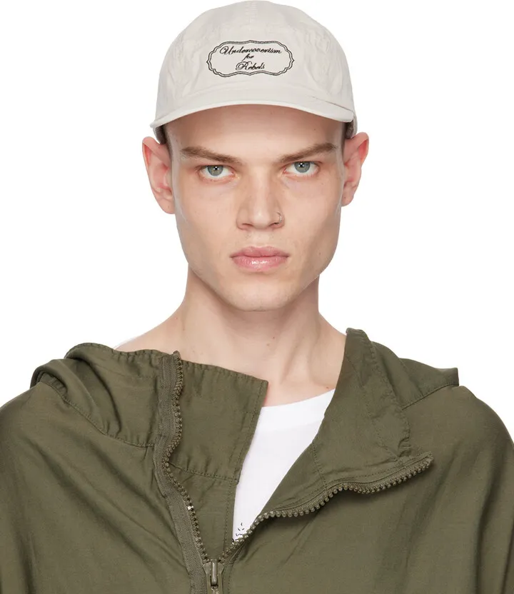 Undercoverism Beige Paneled Cap