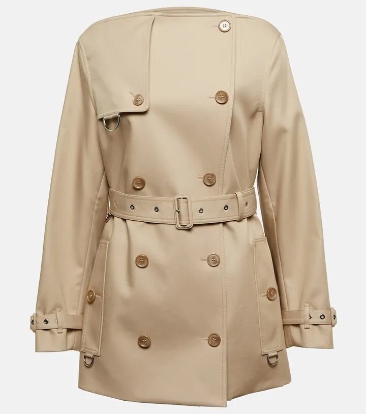 Cotton trench coat