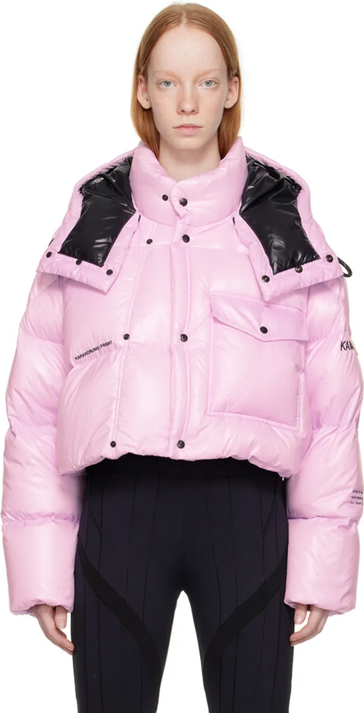 Moncler Genius 7 Moncler FRGMT Hiroshi Fujiwara Pink Irvine Short Down Jacket