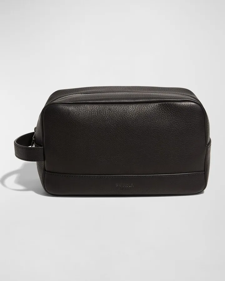 Men's Leather Travel Toiletry Kit