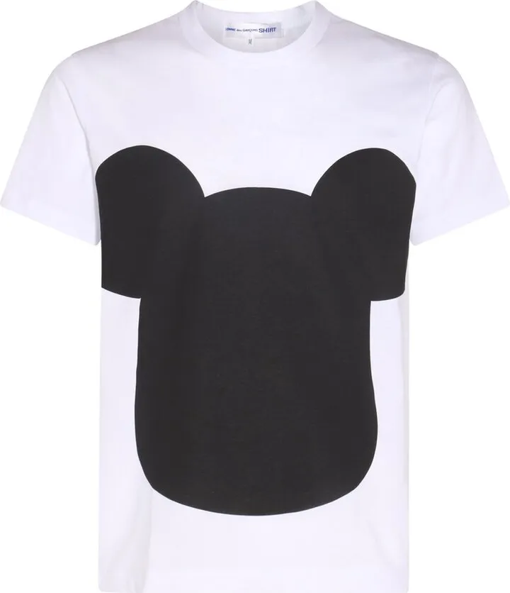 Comme des Garçons Shirt Graphic Printed Crewneck T-Shirt