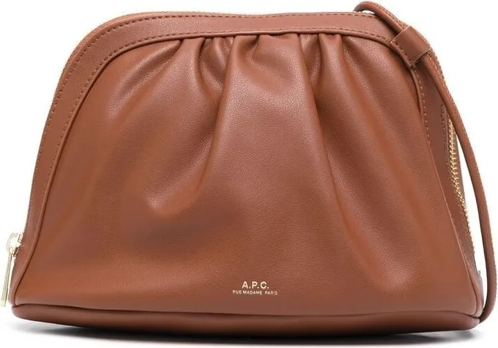 Faux-Leather Shoulder Bag