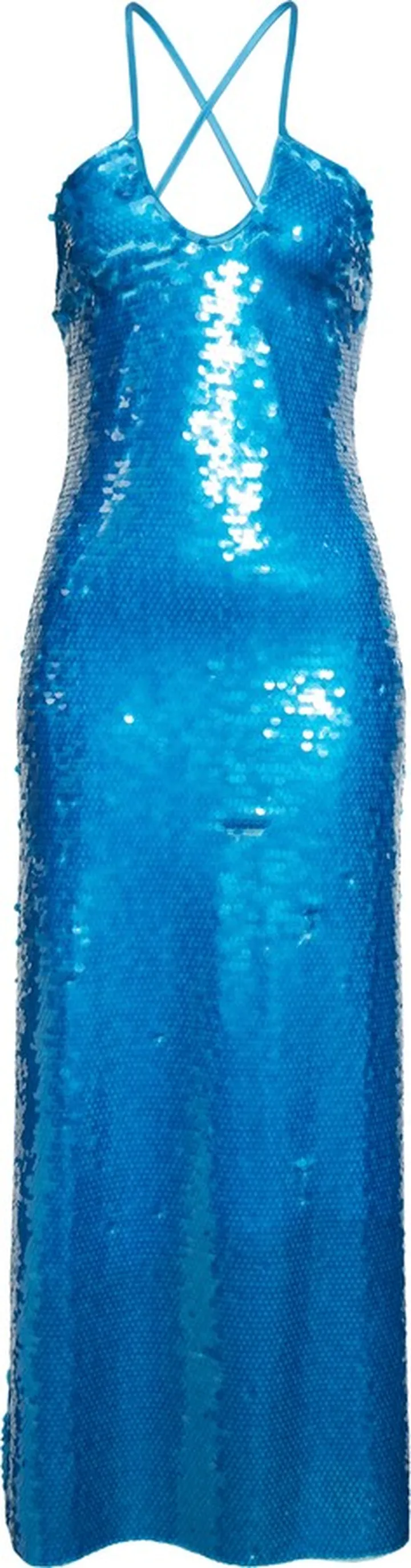 Lily Sequin Halter Dress