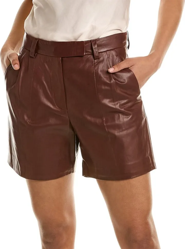 Brunello Cucinelli Leather Short
