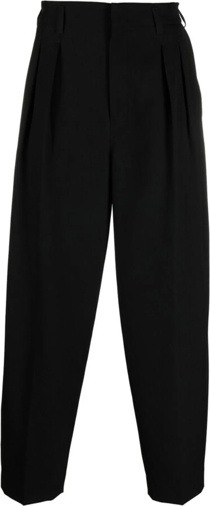 Wool Tapered Trousers