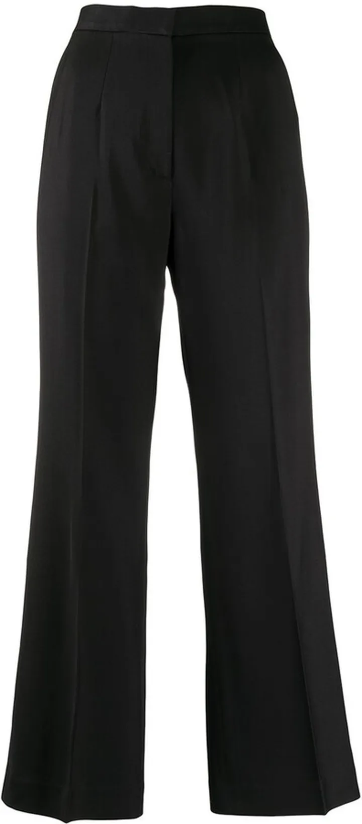 Cropped Boot-Cut Trousers