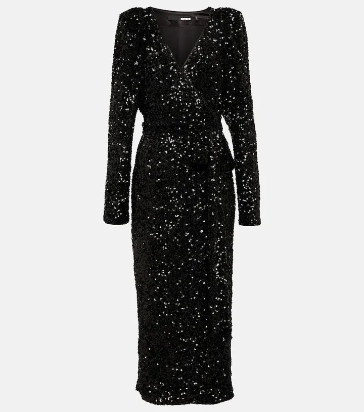 Sequined maxi dress