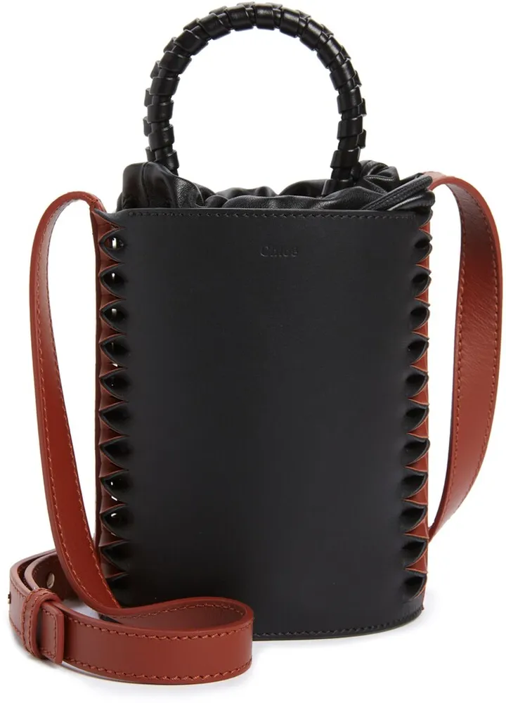 Mini Louela Twist Trim Bucket Bag