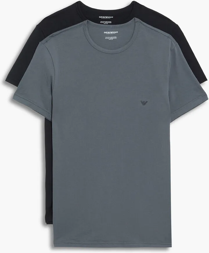 Set of two logo-print cotton-jersey T-shirts