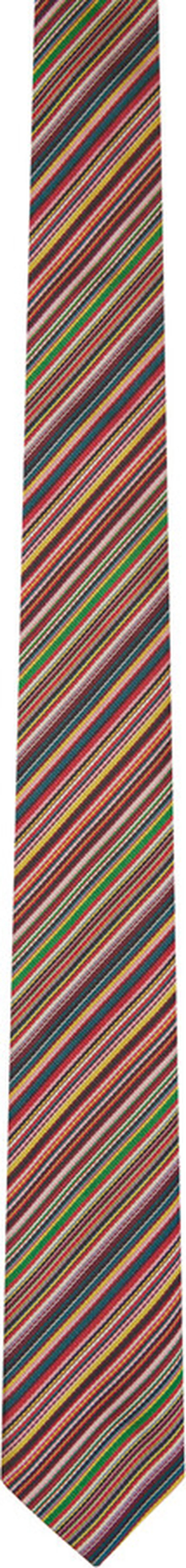 Paul Smith Multicolor Signature Stripe Tie