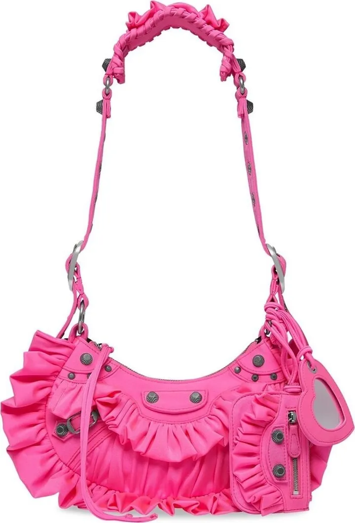 Le Cagole ruffles shoulder bag