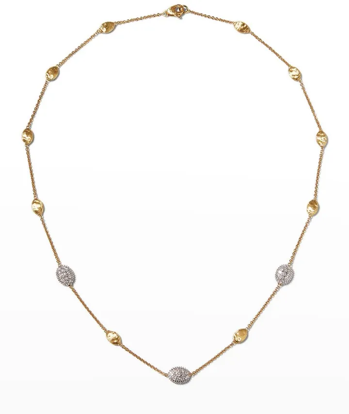 18k Gold Necklace with Diamonds