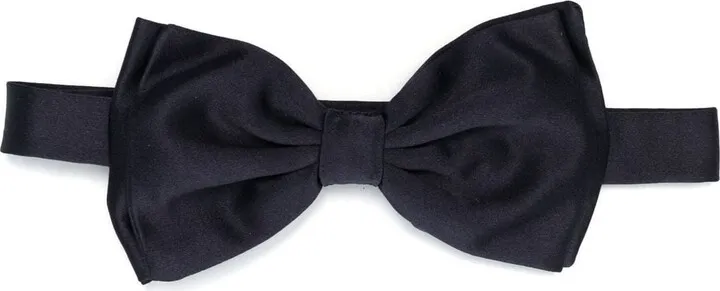 Satin-Finish Detail Bow Tie