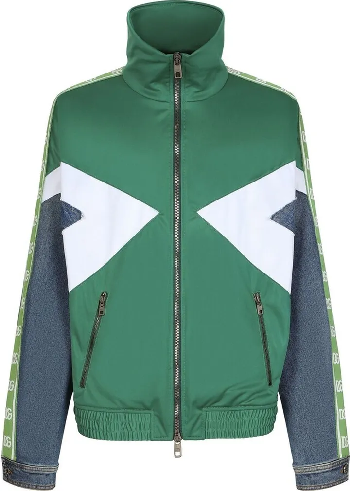 Patchwork Bomber Jacket