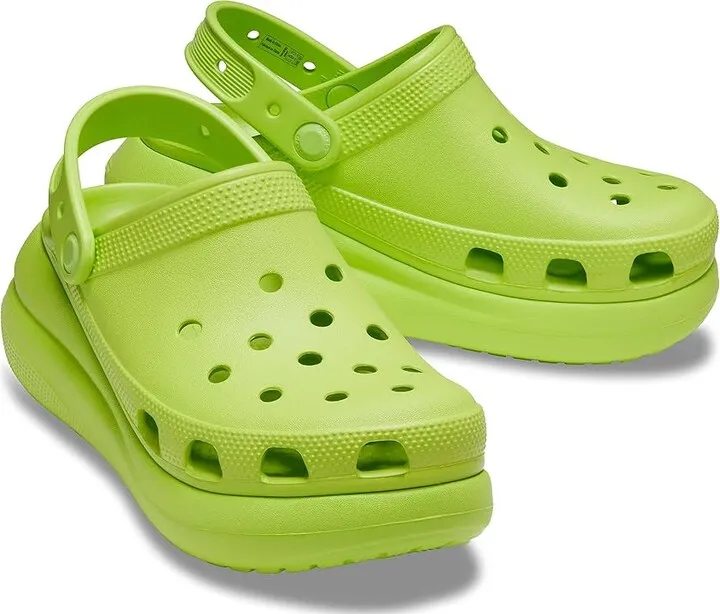 Crocs Classic Crush Clog (Limeade) Shoes