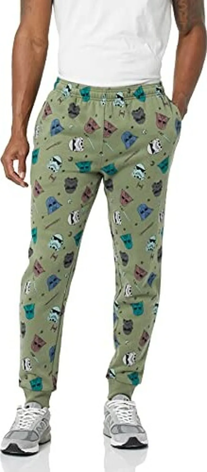 Amazon Essentials Disney | Marvel | Star Wars Men's Fleece Jogger Sweatpants