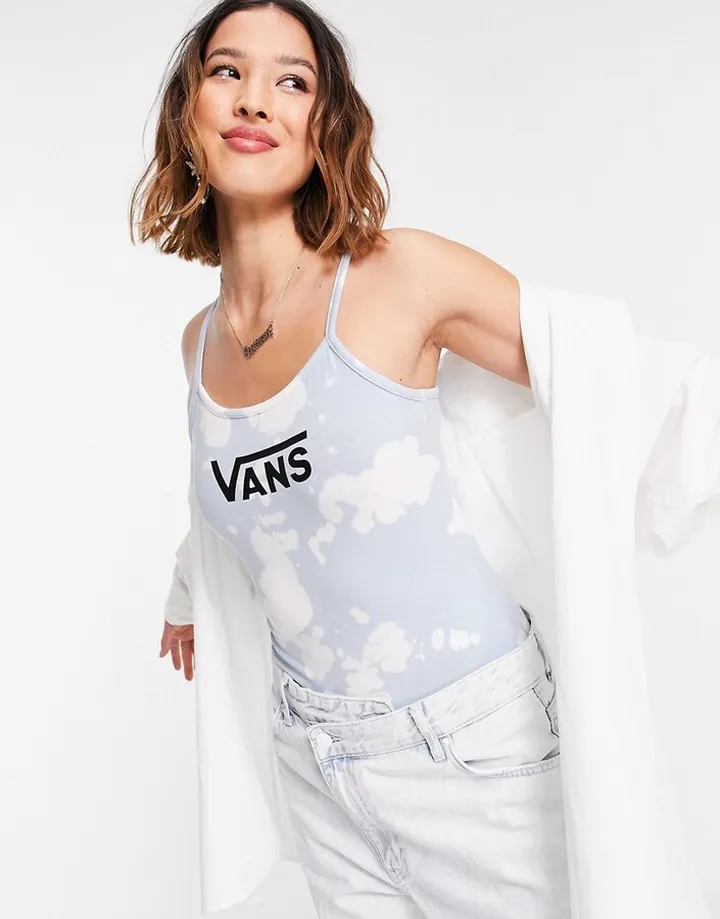 Vans Oxide cami bodysuit in blue