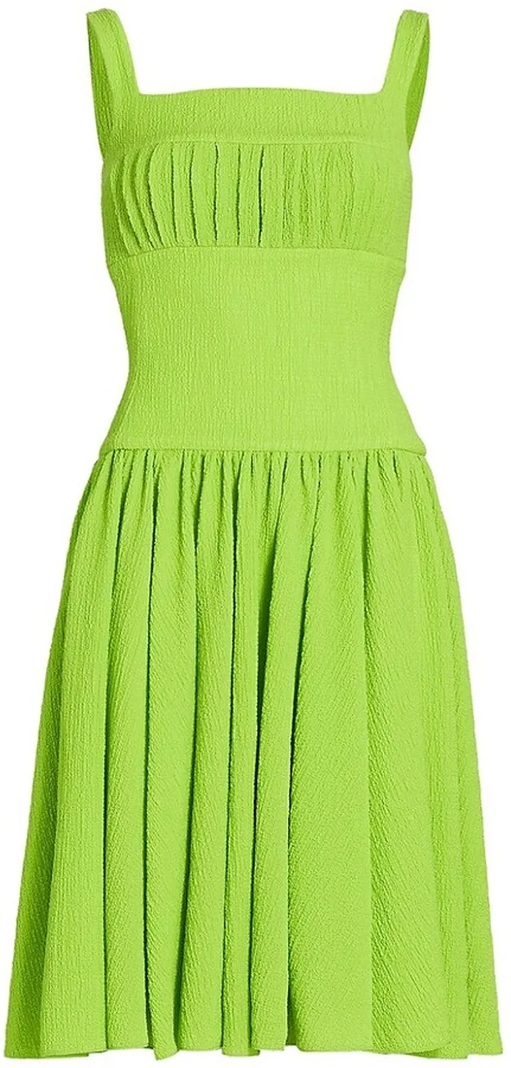 Mina Textured Midi-Dress