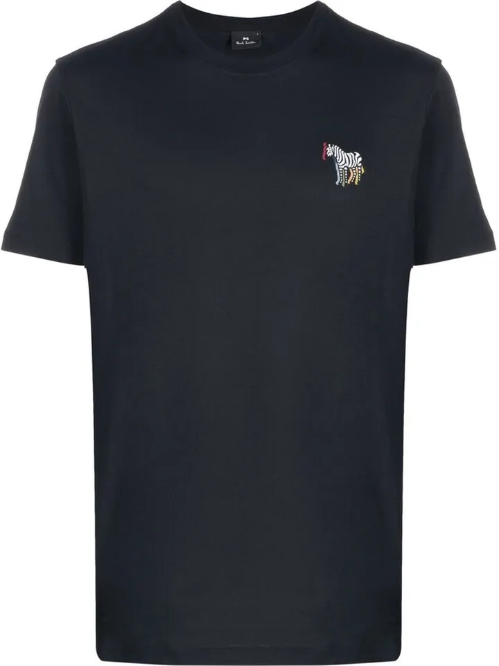 Zebra-motif T-shirt