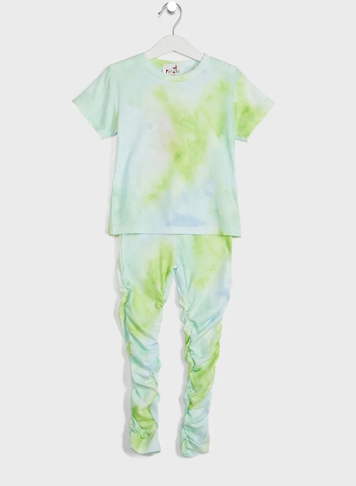 Girls Tie & Dye Nightsuit Set