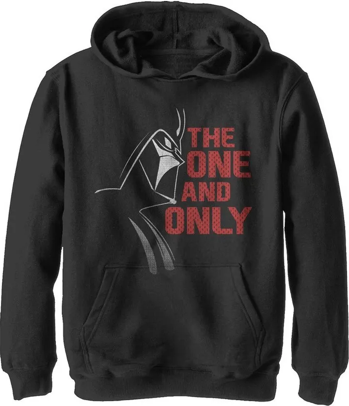 Boy's Star Wars Darth Vader One and Only Pull Over Hoodie - Black - X Large