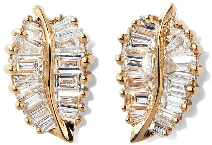 Palm Lead diamond earrings