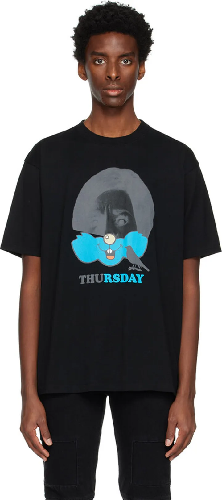 UNDERCOVER Black Printed T-Shirt