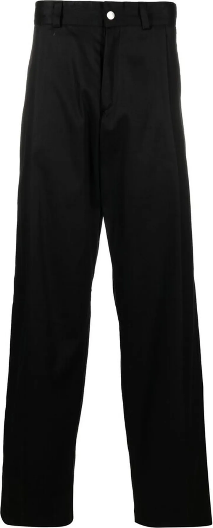 Wide-Leg Cotton Trousers
