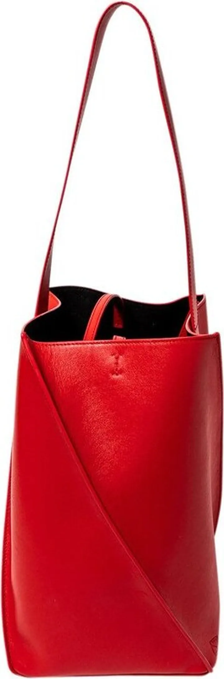 Yuzefi Twist Logo Embossed Tote Bag