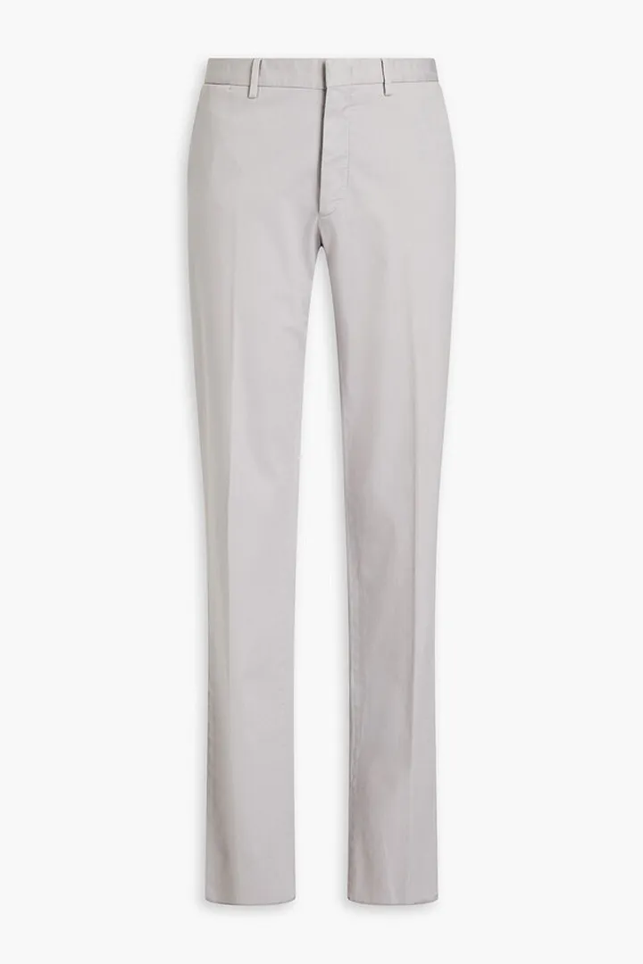 Cotton-blend twill chinos