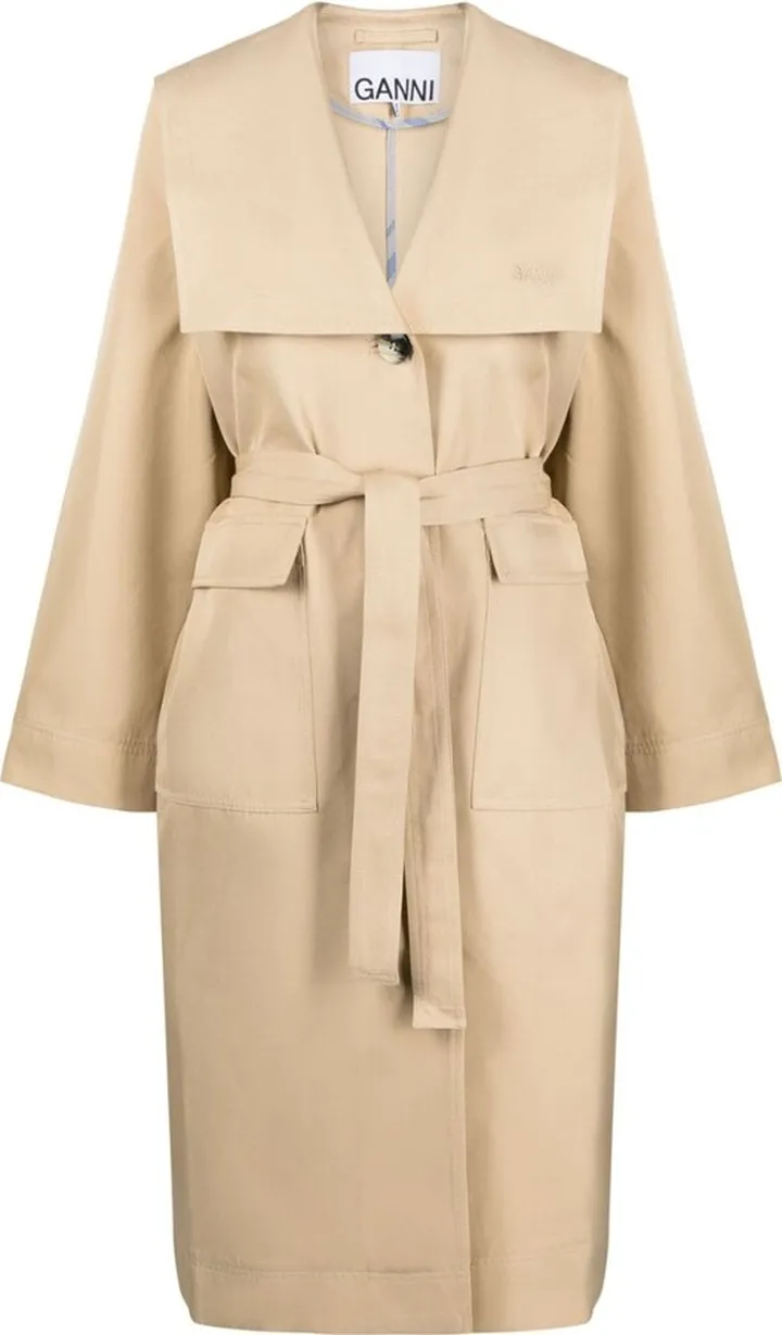 Oversized Belted Trench Coat