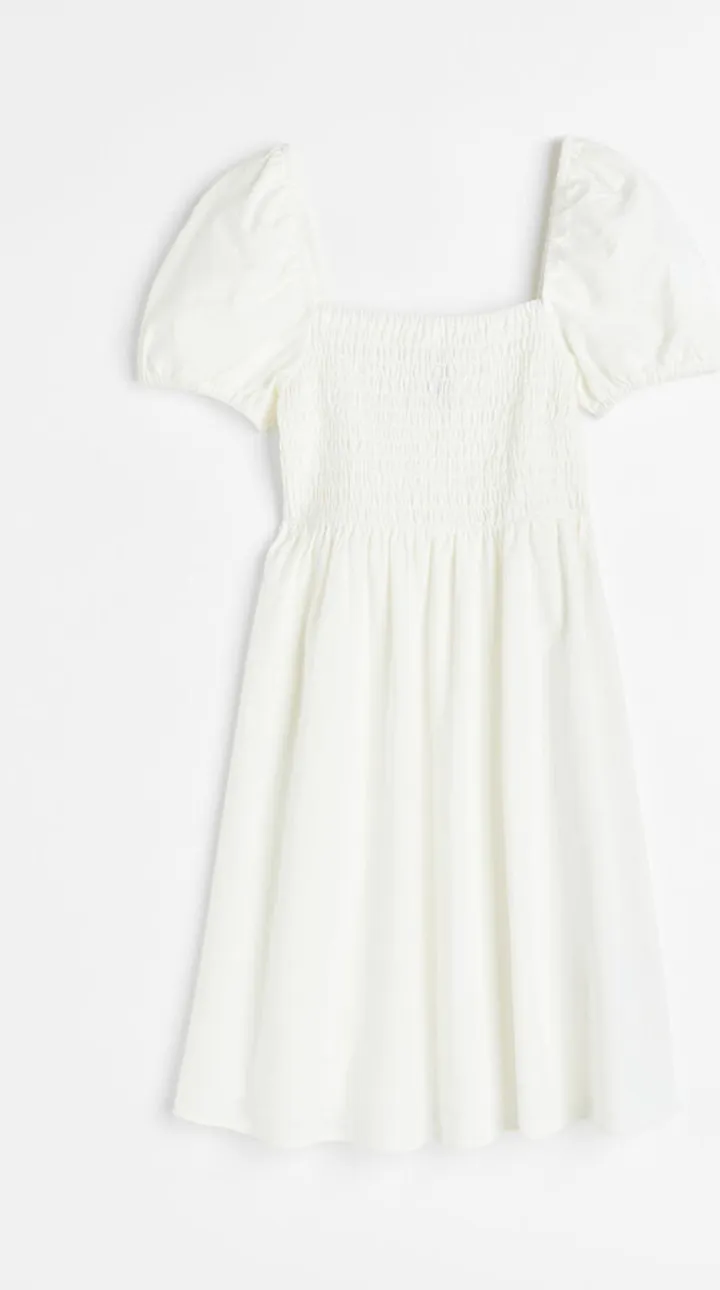 Smocked Cotton Dress