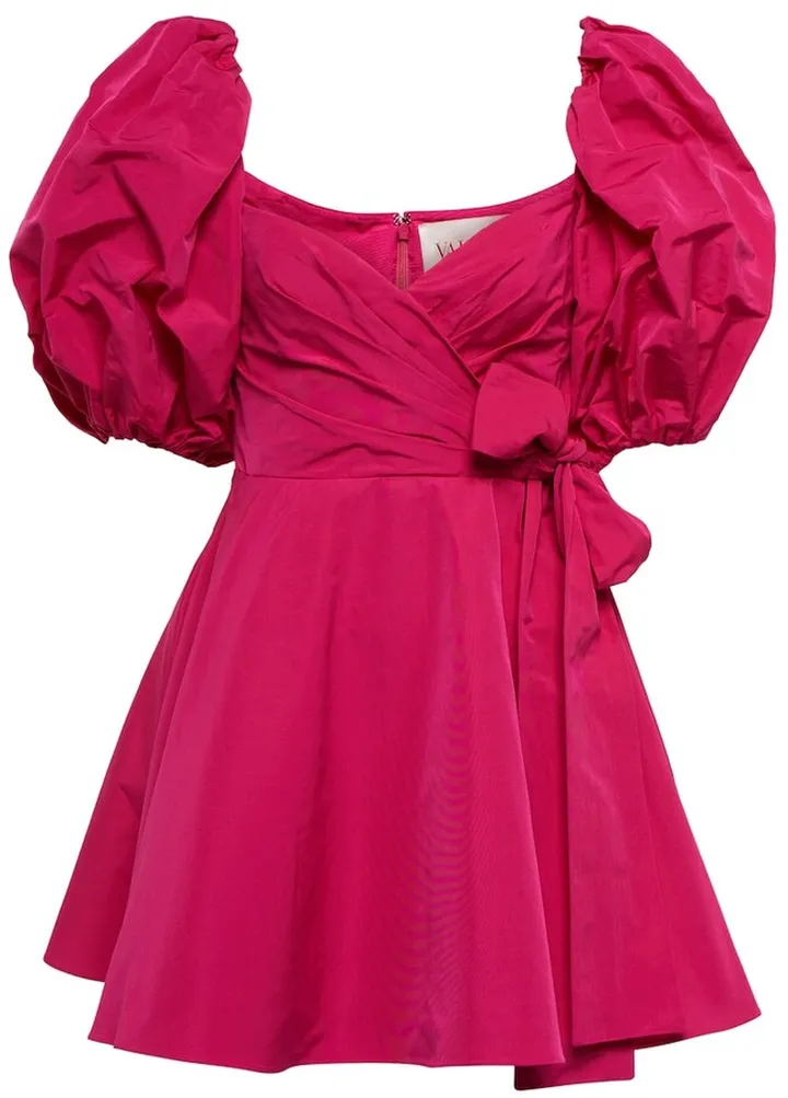 Taffeta minidress