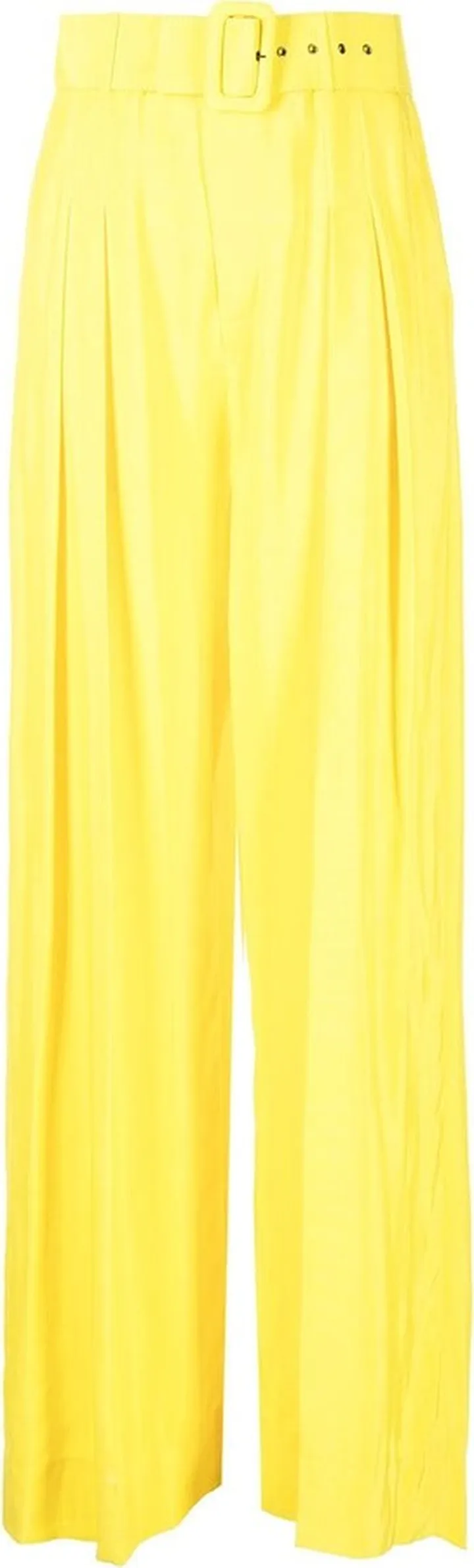 Pleat Pleat high-waisted trousers